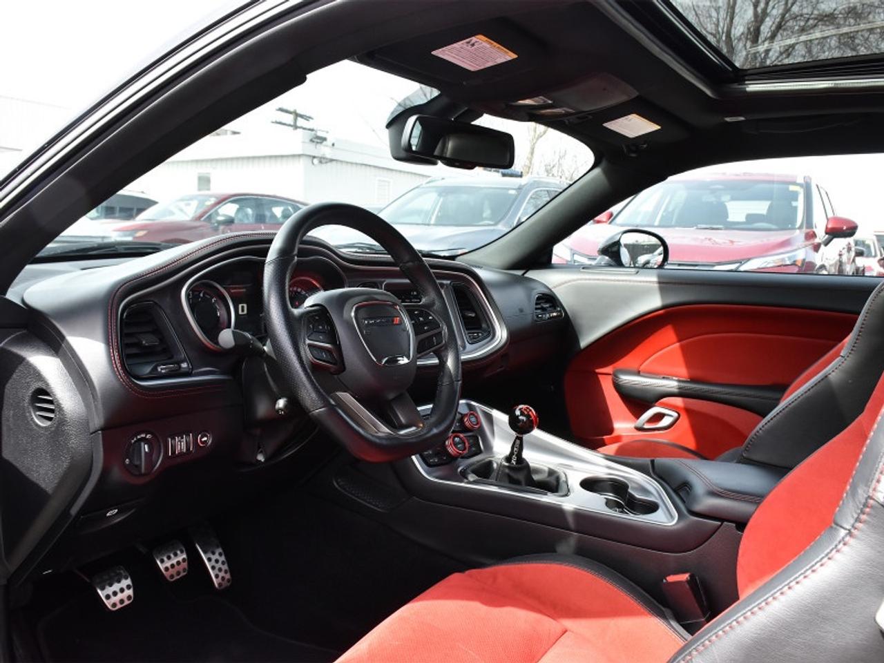 2021 Dodge Challenger Scat Pack 392 Widebody   485 HP   Manual   6.4L Hemi   Red Seats   Carplay   Android Auto Photo