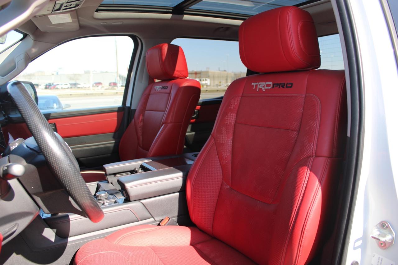 2022 Toyota Tundra TRD PRO HYBRID CrewMax 4WD RED INTERIOR Photo