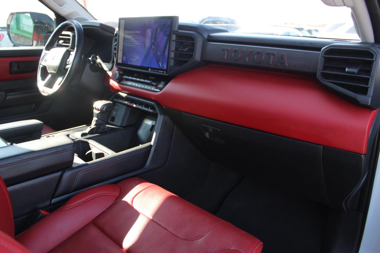 2022 Toyota Tundra TRD PRO HYBRID CrewMax 4WD RED INTERIOR Photo