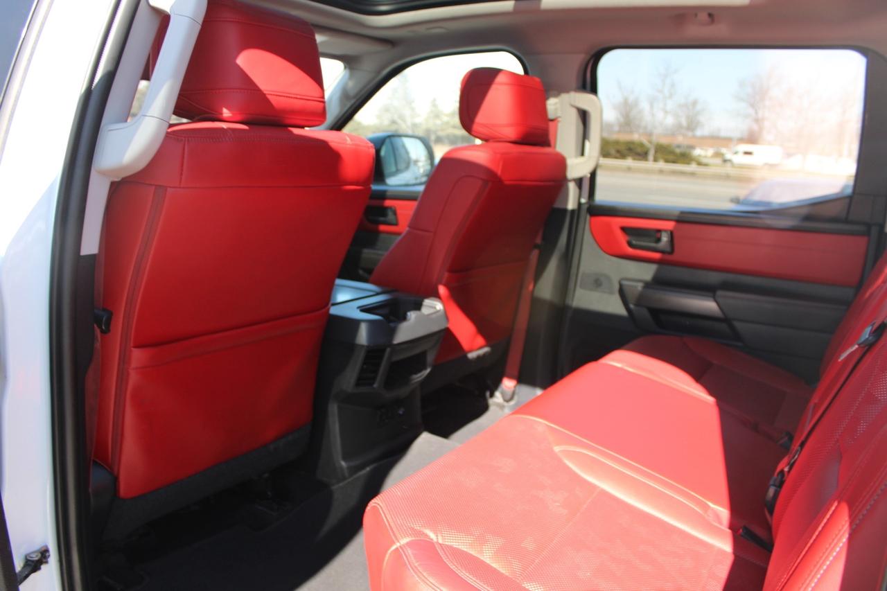2022 Toyota Tundra TRD PRO HYBRID CrewMax 4WD RED INTERIOR Photo