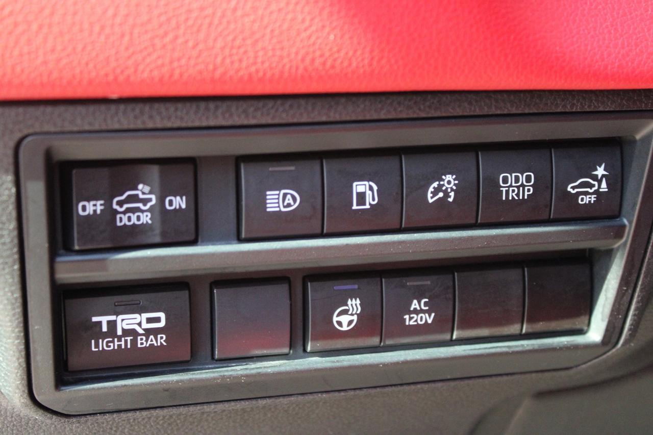2022 Toyota Tundra TRD PRO HYBRID CrewMax 4WD RED INTERIOR Photo