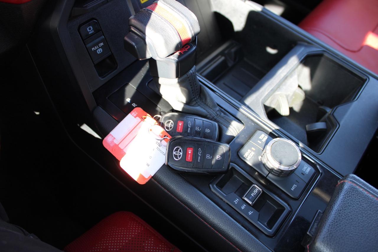 2022 Toyota Tundra TRD PRO HYBRID CrewMax 4WD RED INTERIOR Photo