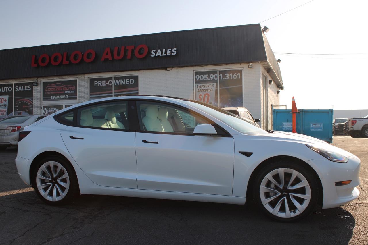 2022 Tesla Model 3 Long Range   Dual Motor   White Interior   One Own Photo