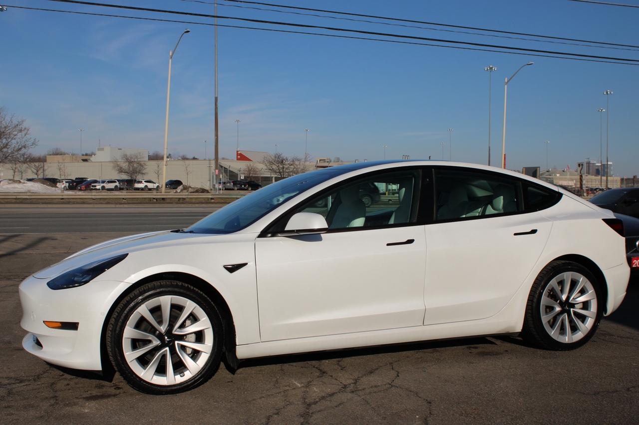 2022 Tesla Model 3 Long Range   Dual Motor   White Interior   One Own Photo2