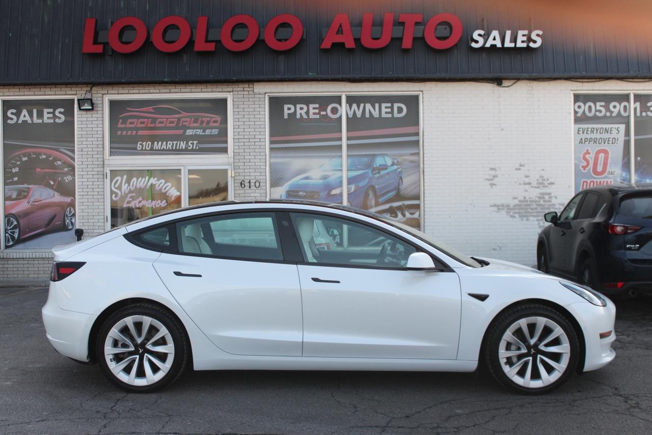 2022 Tesla Model 3 Long Range   Dual Motor   White Interior   One Own Photo