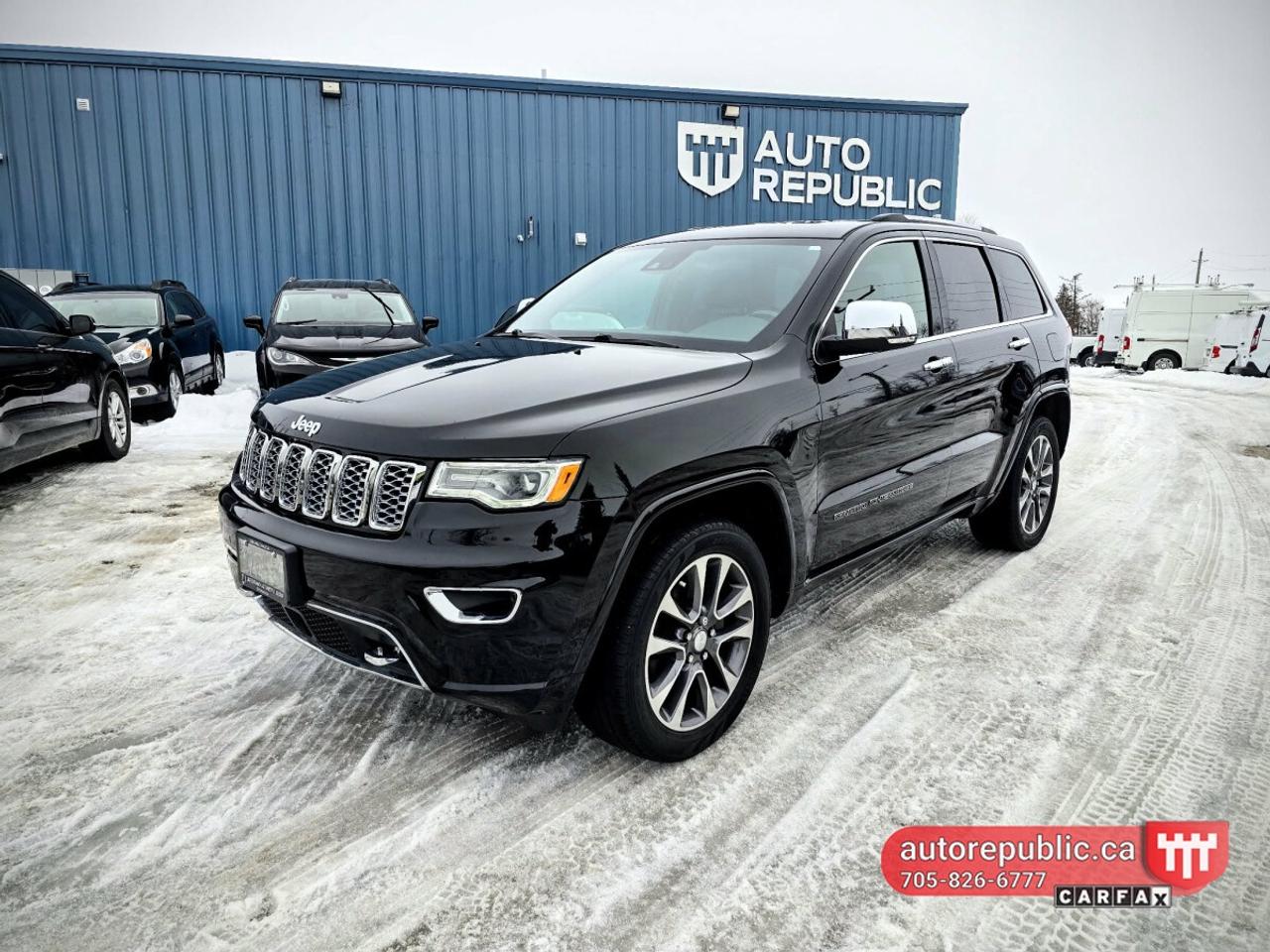 Used 2017 Jeep Grand Cherokee Overland Certified Loaded One Owner No Accident for sale in Orillia, ON