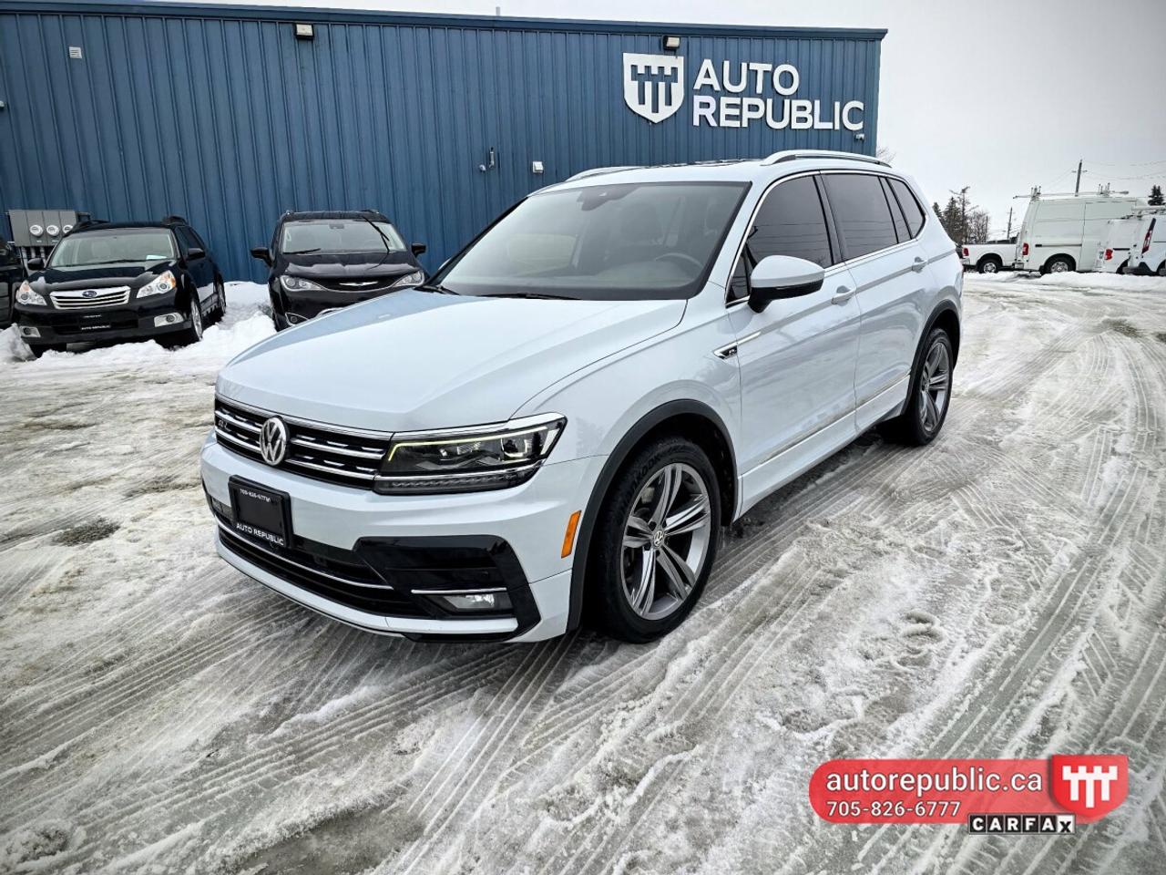 Used 2018 Volkswagen Tiguan Highline R-Line RARE 7 SEATER Certified No Acciden for sale in Orillia, ON