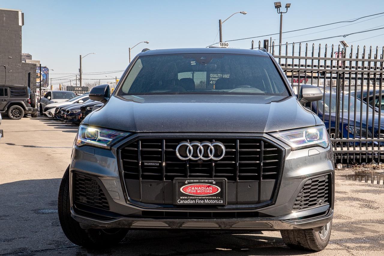 2022 Audi Q7 KOMFORT S-LINE QUATTRO | CLEAN CARFAX | 7 PASS | N Photo2