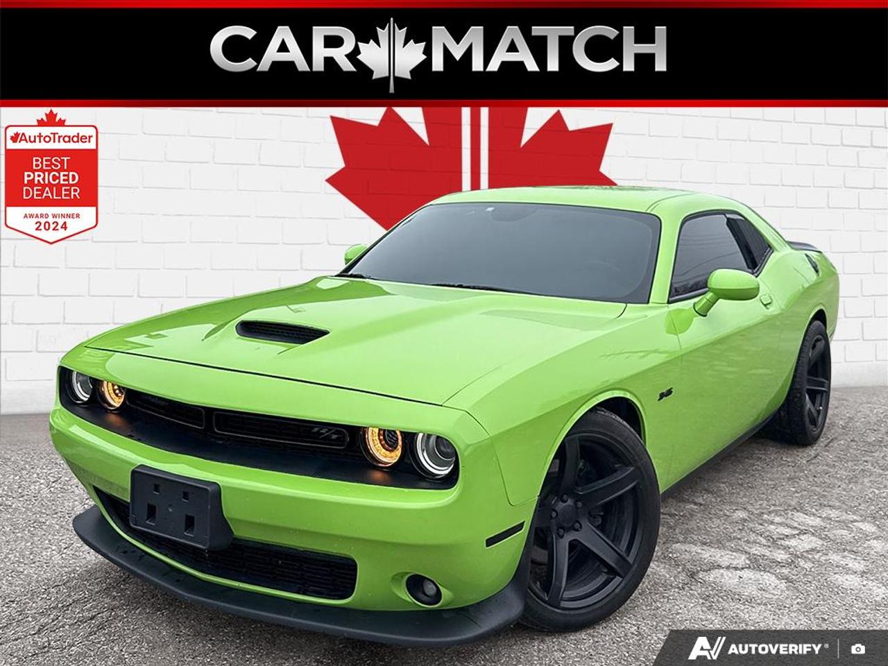 2023 Dodge Challenger R/T LEATHER / NO ACCIDENTS / 5.7L / RARE LIMEGREEN - Photo #1