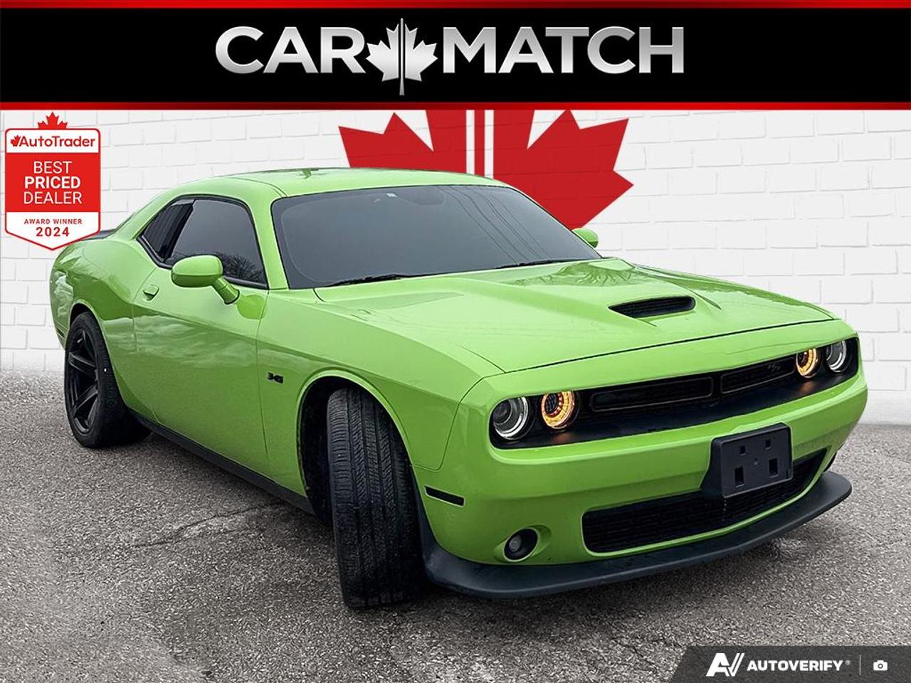 2023 Dodge Challenger R/T LEATHER / NO ACCIDENTS / 5.7L / RARE LIMEGREEN Photo3