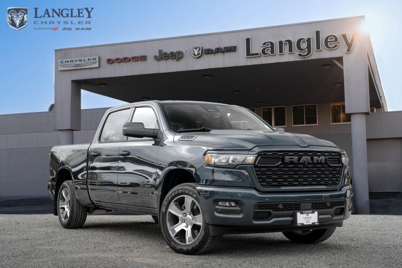 <p><strong>2026 RAM 1500 Tradesman 4x4 Crew Cab 6'4" Box</strong></p><p>The 2026 RAM 1500 Tradesman is a rugged, fleet-ready workhorse now powered by the twin-turbo Hurricane I-6 for superior towing capability.</p><p></p><ul><li><p><strong>Engine</strong>: 3.0L Hurricane Twin-Turbo I-6 (420 hp, 469 lb-ft torque)</p><p></p></li><li><p><strong>Drivetrain</strong>: 4x4 with 8-speed automatic transmission</p><p></p></li><li><p><strong>Efficiency</strong>: 12.1 L/100 km City / 9.7 L/100 km Highway</p><p></p></li><li><p><strong>Max Towing</strong>: Up to 5,180 kg (11,420 lbs) when properly equipped</p></li><li><p><strong>Technology</strong>: 8.4-inch Uconnect® 5 touchscreen, standard Adaptive Cruise Control, and Active Lane Management</p></li><li><p><strong>Key Features</strong>: 18-inch styled steel wheels, black grille and bumpers, heavy-duty vinyl or cloth flooring, and LED automatic headlamps</p><p></p></li></ul><p>Come book a test drive at Langley Chrysler, conveniently located in Langley, British Columbia.</p>*All new vehicle purchases are plus the PDI accessory installs and any price increases provided by the manufacturer. For trucks the accessories will include wheel locks, spray-in liners, and mud flaps. For all other vehicles, wheel locks are standard, other equipment may apply. Confirm with the dealer.

<p>*All prices are net of all manufacturer incentives and/or rebates and are subject to change by the manufacturer without notice. All prices plus applicable taxes, applicable environmental recovery charges, documentation of $599 and full tank of fuel surcharge of $76 if a full tank is chosen.<br />Other items available that are not included in the above price:<br />Tire & Rim Protection and Key fob insurance starting from $599<br />Service contracts (extended warranties) for up to 7 years and 200,000 kms starting from $599<br />Custom vehicle accessory packages, mudflaps and deflectors, tire and rim packages, lift kits, exhaust kits and tonneau covers, canopies and much more that can be added to your payment at time of purchase<br />Undercoating, rust modules, and full protection packages starting from $199<br />Flexible life, disability and critical illness insurances to protect portions of or the entire length of vehicle loan?im?im<br />Financing Fee of $500 when applicable<br />Prices shown are determined using the largest available rebates and incentives and may not qualify for special APR finance offers. See dealer for details. This is a limited time offer.</p>