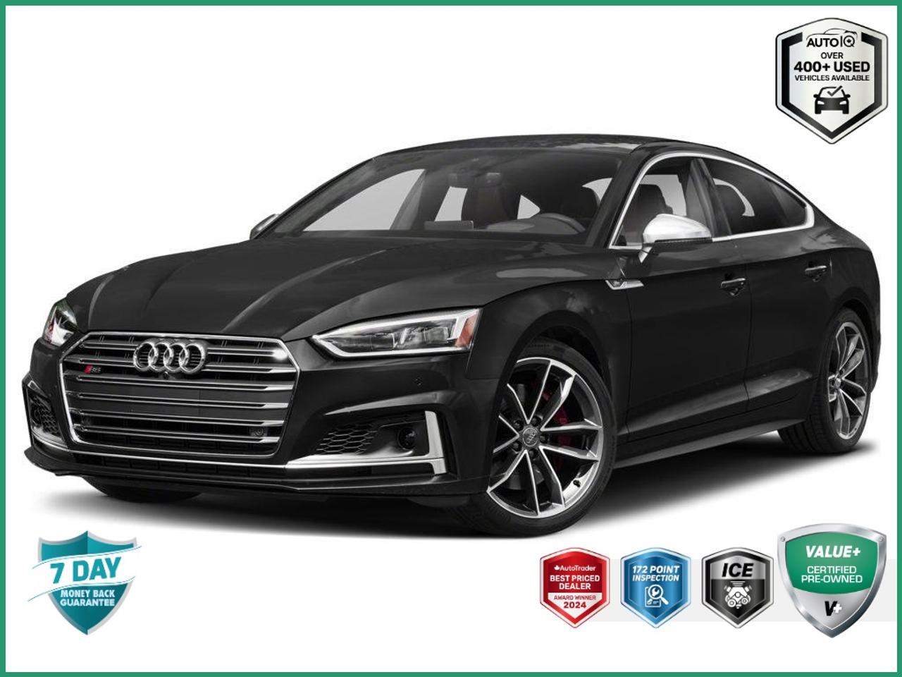 Used 2019 Audi S5 3.0T Technik QUATTRO | NAPPA LEATHER | HEATED SEATS | 3M FRONT PROTECTIVE WRAP | OUTSTANDING CONDITION for sale in Grimsby, ON