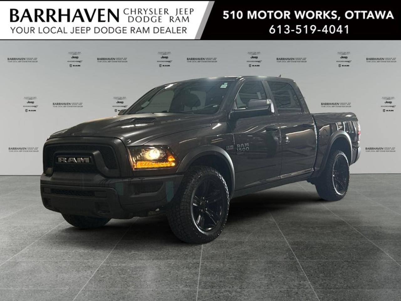 Used 2021 RAM 1500 Classic Warlock 4x4 Crew V8 | Sunroof | Local Trade for sale in Ottawa, ON