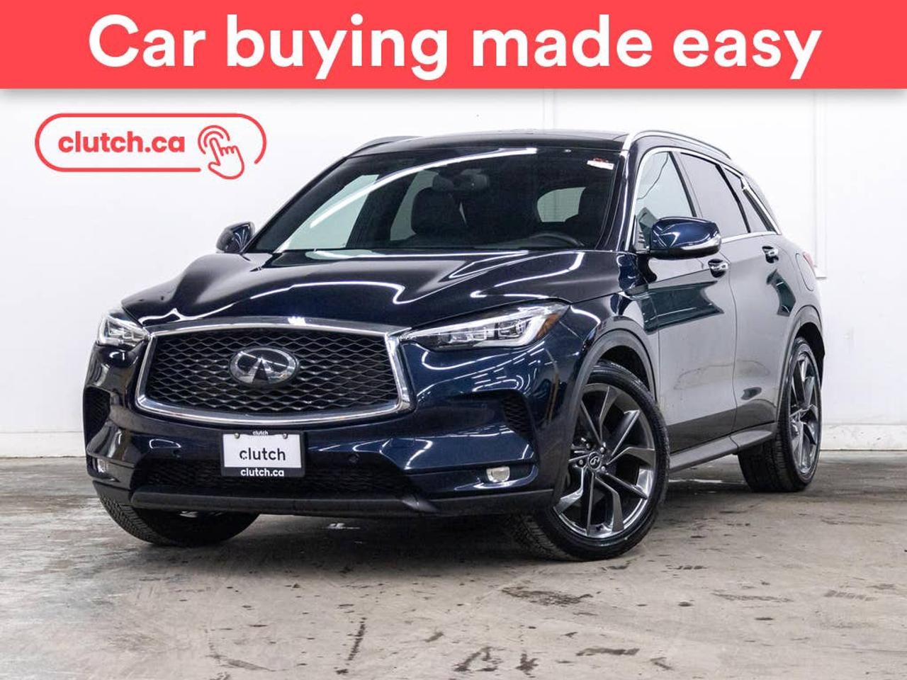 NO ACCIDENTS / CLEAN CARFAX / Power Tailgate/Hatch, Auto Dimming Rearview Mirror, Front Heated Seats and more!<br> <br>Clutch is the largest online used car retailer in Canada, delivering a seamless, hassle-free car-buying experience to drivers everywhere. Shop thousands of used cars online, get the right one delivered to your door, and enjoy peace of mind with our 10-Day Money-Back Guarantee. How sweet is that? To learn more, visit clutch.ca.<br> <br>The top features for this car include:<br> <br>Brake Assist<br>Power Tailgate/Hatch<br>Auto Dimming Rearview Mirror<br>Front Heated Seats<br>Climate Control<br>Dual Zone Front Climate Control<br>Bluetooth Music<br>Touchscreen Display<br>Cruise Control<br>Integrated Garage Door Opener<br>Parking Sensors<br>Rear Parking Sensors<br>Power Passenger Seat<br>Adaptive Cruise Control<br>Heads Up Display<br>Lane Departure Warning<br>Active Lane Keep Assistance<br>Blindspot Sensors<br>Rear Collision Warning<br>Rear Collision Mitigation<br>Rear Cross Traffic Alert<br>Automatic High Beams<br>Ventilated Front Seats<br>Electric Parking Brake<br>Spoiler<br>Welcome Lights<br>Folding Rear Seats<br>Speed-Sensitive Volume<br>12V Outlet<br>Hands Free Device Connectivity<br>USB Input<br>Keyless Entry<br>Passive Keyless Entry<br>Push Button Start<br>Keyfob Remote Trunk Release<br>Keyfob Remote Start<br>Forward Collision Mitigation<br>Pedestrian Detection<br>Heated Steering Wheel<br>One-Touch Windows<br>Rear Window Defroster<br>Panoramic Sunroof<br>Hill Assistance<br>Power Driver Seat<br>Driver Seat Memory System<br>Rear Climate Control<br>Rear Climate Vents<br>GPS Navigation<br>Internet Access<br>Front View Camera<br>Rain Sensing Wipers<br>Rear View Camera<br>360 Camera<br>Premium Sound System<br> <br>Seamless home delivery - Delivery to your door in a matter of days. Available on select packages.<br> <br>Try it out for 10 days - If you do not like it, we will take it back. <br> <br>Quality assured - All cars go through our rigorous 210-point inspection and reconditioning process.<br> <br>Peace of mind - Warranty and protection plans available.<br> <br>Haggle-free - No haggling or hard sells.<br> <br>100% Transparency - Full inspection reports on every car, including high-res photography and a free Carfax report.<br> <br>Listed price is for cash purchase only and does not include taxes, Shipping Fees (if applicable), Delivery Fees (if applicable), government licensing fees.<br> <br>Previous Provincial Registrations:<br>Ontario<br> <br>Stock # 91496