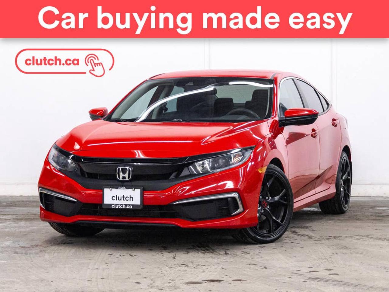 Front Heated Seats, Climate Control, Bluetooth Music and more!<br> <br>Clutch is the largest online used car retailer in Canada, delivering a seamless, hassle-free car-buying experience to drivers everywhere. Shop thousands of used cars online, get the right one delivered to your door, and enjoy peace of mind with our 10-Day Money-Back Guarantee. How sweet is that? To learn more, visit clutch.ca.<br> <br>The top features for this car include:<br> <br>Brake Assist<br>Front Heated Seats<br>Climate Control<br>Bluetooth Music<br>Touchscreen Display<br>Cruise Control<br>Adaptive Cruise Control<br>12V Outlet<br>Hands Free Device Connectivity<br>Apple CarPlay<br>Android Auto<br>USB Input<br>Keyless Entry<br>Lane Departure Warning<br>Active Lane Keep Assistance<br>Forward Collision Mitigation<br>Pedestrian Detection<br>Electric Parking Brake<br>Folding Rear Seats<br>Speed-Sensitive Volume<br>Passive Keyless Entry<br>Keyfob Remote Trunk Release<br>Rear Window Defroster<br>Hill Assistance<br>Automatic High Beams<br>Rear View Camera<br>AM/FM Stereo<br> <br>Seamless home delivery - Delivery to your door in a matter of days. Available on select packages.<br> <br>Try it out for 10 days - If you do not like it, we will take it back. <br> <br>Quality assured - All cars go through our rigorous 210-point inspection and reconditioning process.<br> <br>Peace of mind - Warranty and protection plans available.<br> <br>Haggle-free - No haggling or hard sells.<br> <br>100% Transparency - Full inspection reports on every car, including high-res photography and a free Carfax report.<br> <br>Listed price is for cash purchase only and does not include taxes, Shipping Fees (if applicable), Delivery Fees (if applicable), government licensing fees.<br> <br>Previous Provincial Registrations:<br>Ontario<br> <br>Stock # 91577