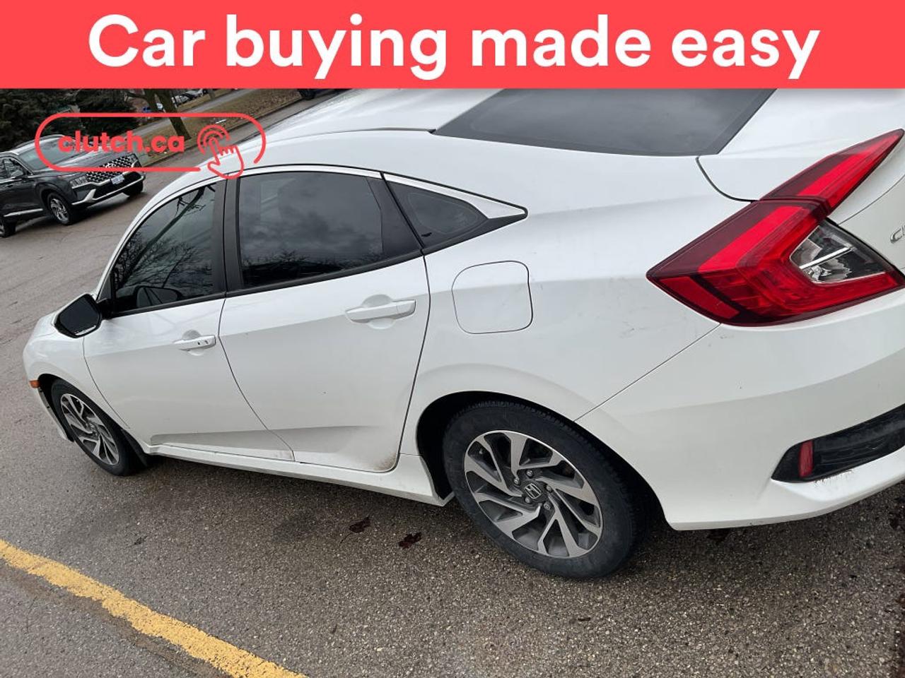 NO ACCIDENTS / CLEAN CARFAX / 1 OWNER / Front Heated Seats, Climate Control, Dual Zone Front Climate Control and more!<br> <br>Clutch is the largest online used car retailer in Canada, delivering a seamless, hassle-free car-buying experience to drivers everywhere. Shop thousands of used cars online, get the right one delivered to your door, and enjoy peace of mind with our 10-Day Money-Back Guarantee. How sweet is that? To learn more, visit clutch.ca.<br> <br>The top features for this car include:<br> <br>Brake Assist<br>Front Heated Seats<br>Climate Control<br>Dual Zone Front Climate Control<br>Bluetooth Music<br>Touchscreen Display<br>Cruise Control<br>Adaptive Cruise Control<br>12V Outlet<br>Hands Free Device Connectivity<br>Apple CarPlay<br>Android Auto<br>USB Input<br>Keyless Entry<br>Passive Keyless Entry<br>Push Button Start<br>Keyfob Remote Start<br>Lane Departure Warning<br>Active Lane Keep Assistance<br>Forward Collision Mitigation<br>Pedestrian Detection<br>Hill Assistance<br>Automatic High Beams<br>Rear View Camera<br>Power Driver Seat<br> <br>Seamless home delivery - Delivery to your door in a matter of days. Available on select packages.<br> <br>Try it out for 10 days - If you do not like it, we will take it back. <br> <br>Quality assured - All cars go through our rigorous 210-point inspection and reconditioning process.<br> <br>Peace of mind - Warranty and protection plans available.<br> <br>Haggle-free - No haggling or hard sells.<br> <br>100% Transparency - Full inspection reports on every car, including high-res photography and a free Carfax report.<br> <br>Listed price is for cash purchase only and does not include taxes, Shipping Fees (if applicable), Delivery Fees (if applicable), government licensing fees.<br> <br>Previous Provincial Registrations:<br>Ontario<br> <br>Stock # 91632