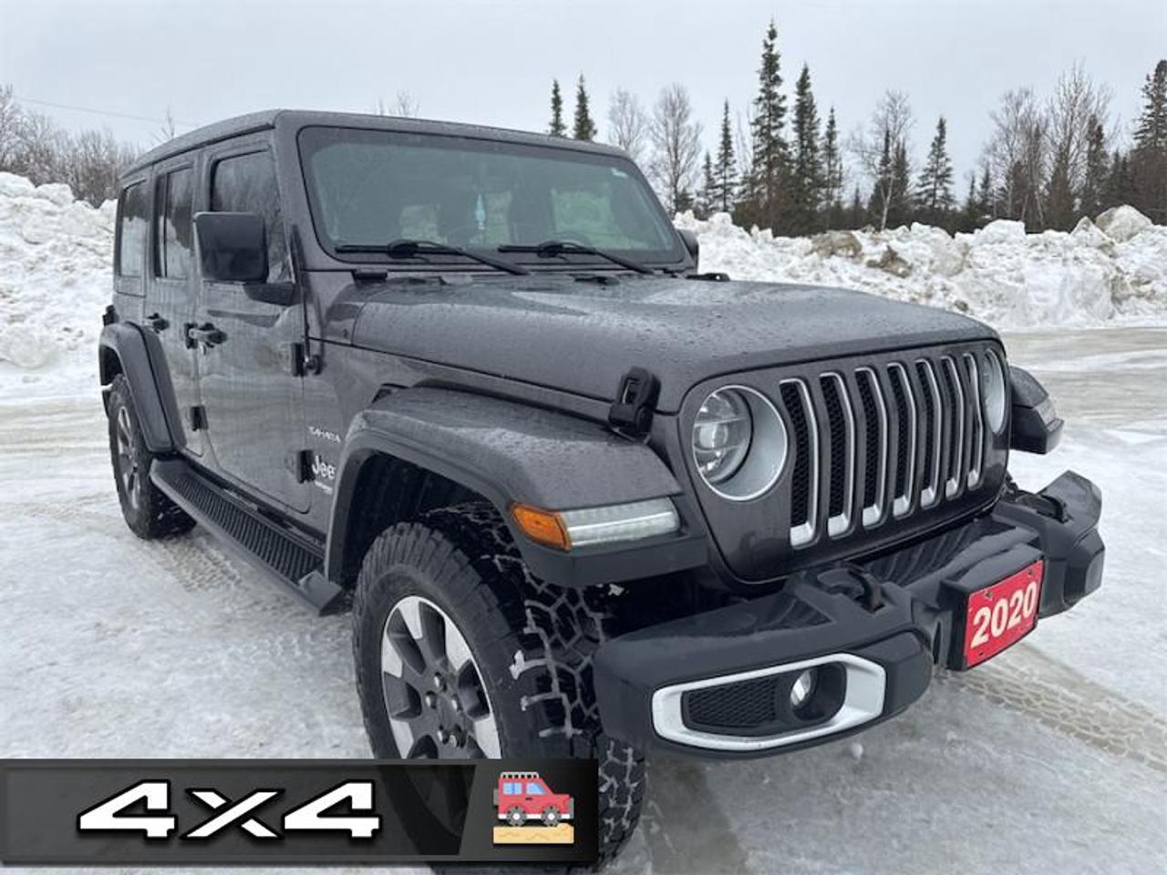 2020 Jeep Wrangler Unlimited Sahara  Leather Seats - $241 B/W Photo2