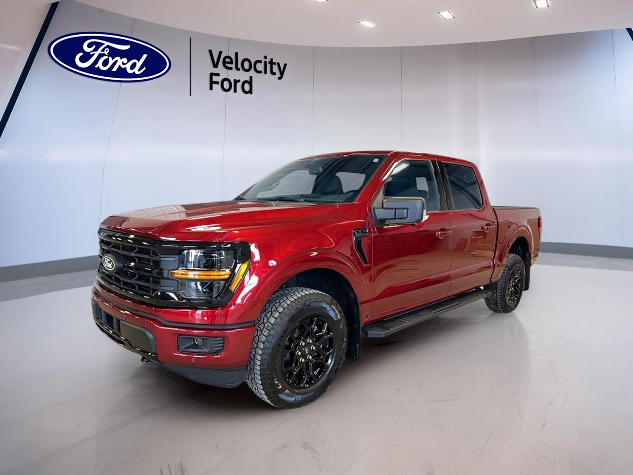 The 2026 Ford F-150 XLT 4WD SuperCrew 5.5 Box is a brand new truck built to handle hard work and daily driving with ease. Finished in red with a black interior, this four-door pickup offers a strong 3.5-litre unleaded engine, automatic transmission, and four-wheel drive confidence for life in Moose Jaw.

FEATURES OF THE F-150 XLT 4WD SuperCrew 5.5 Box
»» Brand new full-size four-door pickup
»» Red exterior with black interior
»» Automatic transmission with dual shift mode
»» Four-wheel drive for added traction

TRUCK FEATURES
»» Tows up to 4,671 kg confidently
»» Rear tow hook adds useful utility
»» Off-road tires support rougher surfaces
»» SuperCrew cab adds passenger-friendly space

ADVANCED SAFETY FEATURES
»» Backup camera helps with reversing visibility
»» Blind spot monitor adds lane awareness
»» Lane departure warning supports safer travel
»» Side and head airbags enhance protection

The 2026 Ford F-150 XLT 4WD SuperCrew 5.5 Box gives you key driver-assist features that help on busy roads and in tight spaces. Anti-lock braking system, stability control, child safety locks, and tire pressure monitoring all add peace of mind on every trip.

PERFORMANCE AND EFFICIENCY
»» 3.5-litre unleaded engine delivers strong output
»» Automatic transmission supports smooth shifting
»» Four-wheel drive improves all-surface traction
»» Cruise control helps on longer drives

The 2026 Ford F-150 XLT 4WD SuperCrew 5.5 Box is ready for work, travel, and changing weather. Power steering helps keep control easy, while the dual shift mode transmission gives a more engaged feel when you want it. This truck is built for confident, useful performance.

COMFORT AND CONVENIENCE
»» Front air conditioning keeps cabin comfortable
»» Power windows add everyday convenience
»» Adjustable steering wheel suits different drivers
»» Driver lumbar support aids comfort

Inside the 2026 Ford F-150 XLT 4WD SuperCrew 5.5 Box, the cabin is set up for practical comfort. Heated power mirrors, automatic door locks, tinted windows, rear window defroster, and illuminated vanity mirrors all help make day-to-day use simple and convenient.

TECHNONOLGY AND CONNECTIVITY
»» Bluetooth integration supports hands-free communication
»» WiFi hotspot keeps devices connected
»» Satellite radio expands entertainment choices
»» Steering wheel audio controls add ease

The 2026 Ford F-150 XLT 4WD SuperCrew 5.5 Box keeps important features close at hand. Bluetooth integration helps you stay connected, while steering wheel audio controls make it easy to manage music and calls. Automatic headlights and LED headlamps also support clear visibility in changing conditions.

CARGO SPACE
»» Rear trunk access supports loading ease
»» Spare tire adds backup reassurance
»» Four doors improve cabin access
»» SuperCrew layout boosts passenger flexibility

The 2026 Ford F-150 XLT 4WD SuperCrew 5.5 Box offers the space needed for both people and gear. Its roomy cab design makes entry easy for passengers, while the practical box and rear access help support work tools, weekend cargo, and daily hauling needs.

WHAT OTHER OWNERS LIKE
»» Strong towing ability for daily utility
»» Spacious cabin for family and crew
»» Four-wheel drive for weather confidence
»» Easy-to-use tech and controls

This 2026 Ford F-150 XLT 4WD SuperCrew 5.5 Boxs VIN is: 1FTFW3L88TFA53283.