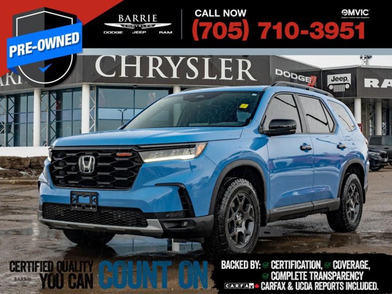 Used 2025 Honda Pilot TrailSport for sale in Barrie, ON