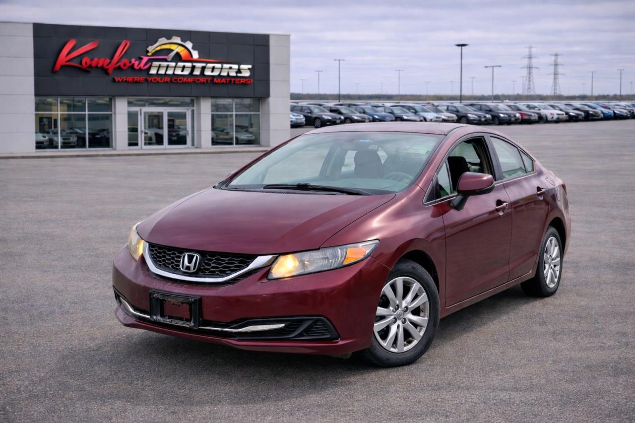 <p>*GOOD ON GAS*</p><div>&nbsp;</div><div>HABLAMOS ESPA&Ntilde;OL</div><div>ON PARLE FRAN&Ccedil;AIS</div><div>إحنا بنتكلم عربي</div><div>&nbsp;</div><div>&nbsp;</div><div>&nbsp;</div><div>DISCLAIMER: Vehicle not yet certified. Certification available for an additional $999+hst includes:</div><div>&nbsp;</div><div>&nbsp;</div><div>&nbsp;</div><div>Rustproofing</div><div>&bull;Synthetic Oil/Filter Change</div><div>&bull;New Suspension/Brakes/Tire Guarantee</div><div>&bull;Engine/Transmission 30 Day Warranty</div><div>&bull;Professional Detailing Package</div><div>&nbsp;</div><div>&nbsp;</div><div>&nbsp;</div><div>*RUNS & DRIVES GREAT. NO CHECK ENGINE LIGHTS*</div><div>&nbsp;</div><div>2013 HONDA CIVIC LX AUTO 1.8L</div><div>&nbsp;</div><div>*298,000KM*</div><div>&nbsp;</div><div>$6,999+HST/LICENSING</div><div>&nbsp;</div><div>Features:</div><div>Heated Seats</div><div>Air Conditioning</div><div>Keyless Entry</div><div>Power Windows</div><div>Power Locks</div><div>&nbsp;</div><div>*DEALER MAINTAINED*&nbsp;</div><div>&nbsp;</div><div>Clean Title & CARFAX Available</div><div>&nbsp;</div><div>(647)685-3345</div><div>John Taraboulsi</div><div>&nbsp;</div><div>#24</div><div>4544 DUFFERIN ST, M3H 5X2</div><div>TORONTO, ON</div><div>&nbsp;</div><div>HTTPS://KOMFORTMOTORS.COM</div>