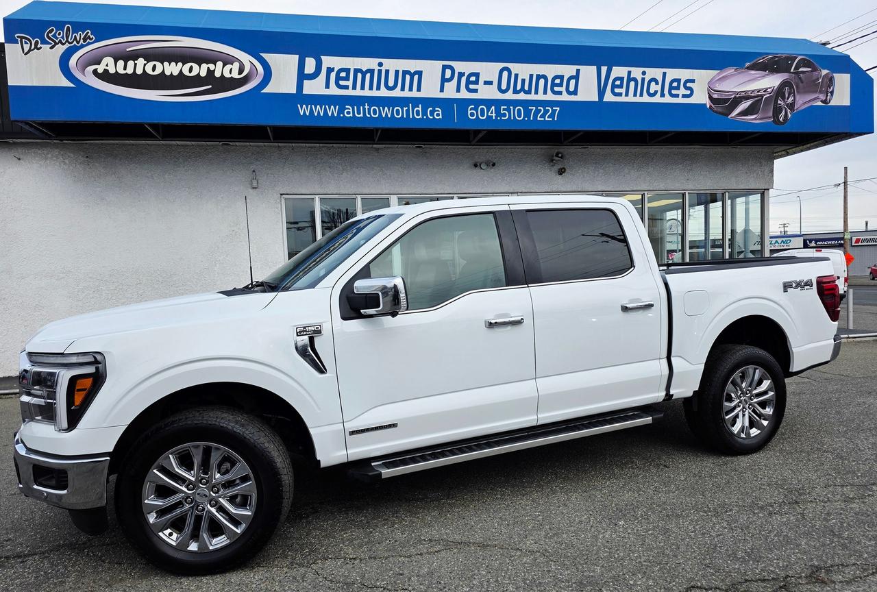 Used 2025 Ford F-150 Lariat 4WD SuperCrew 5.5' Hybrid, One Owner Lease for sale in Langley, BC