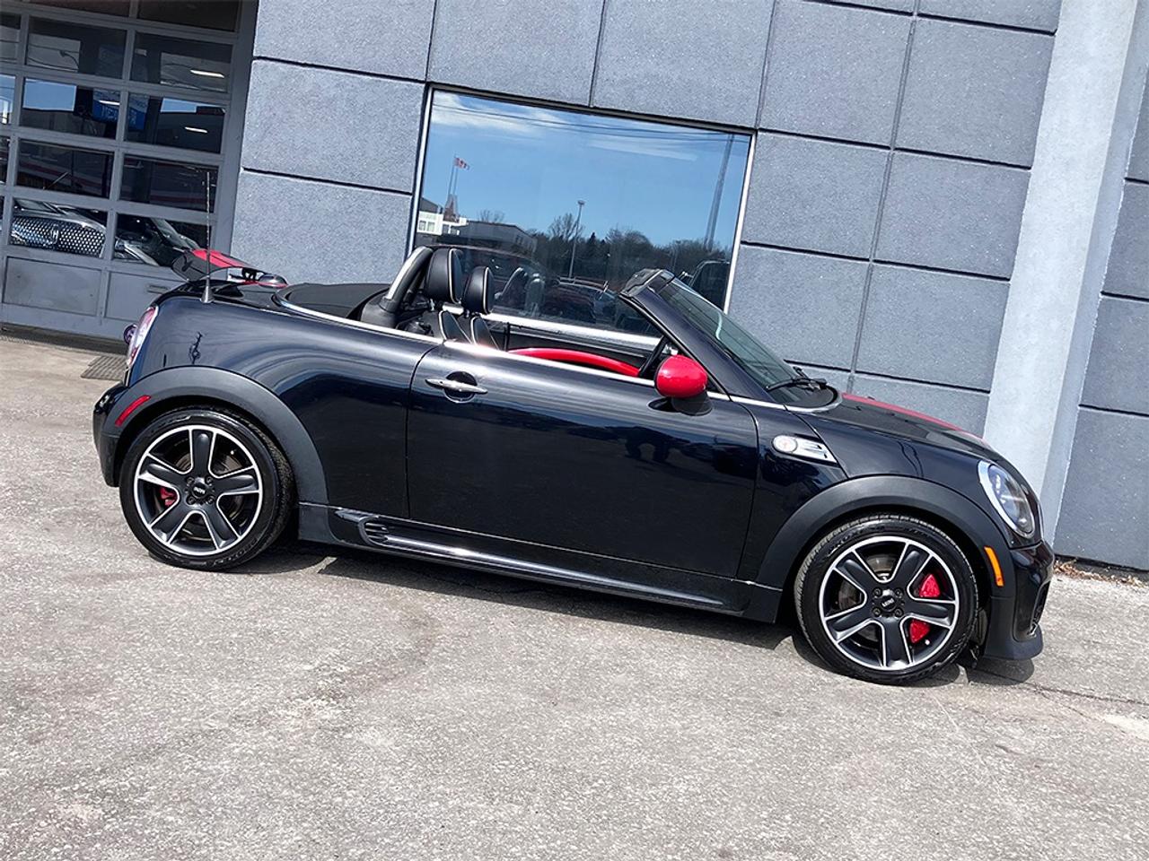 <p>PRICED TO SELL! VIN# WMWSY9C54ET432686, JOHN COOPER WORKS, CONVERTIBLE, NAVIGATION, LEATHER, ALLOY WHEELS, ACTIVE REAR SPOILER, HARMAN-KARDON Premium Audio System, Black on Black Leather, 6-Speed Manual Transmission, Climate Ctrl., Heated Seats, Push Start Button, Lthr. Steering with Audio/Cruise/Phone Ctrls., Bluetooth, Keyless Entry, Fog Lights, Tinted Windows, ABS, Traction Ctrl., Dual/Side/Curtain Airbags, CARFAX Verified, Good and Bad Credits Low Rate Financing Available!</p><p><br>FINANCING: 9.99%<br>APR (Annual Percentage Rate)<br>OAC (On Approved Credit)</p><p>Our Price Includes:</p><p>1.Ontario Safety Standard Certificate.<br>2.Administration Fee.<br>3.PDI (Pre Delivery Inspection).<br>4.CARPROOF Vehicle History Report.<br>5.OMVIC Fee.</p><p>Taxes and licensing are not included in the price.</p><p>Trade-ins are welcome.</p><p>Thank you for your interest in our inventory!</p>