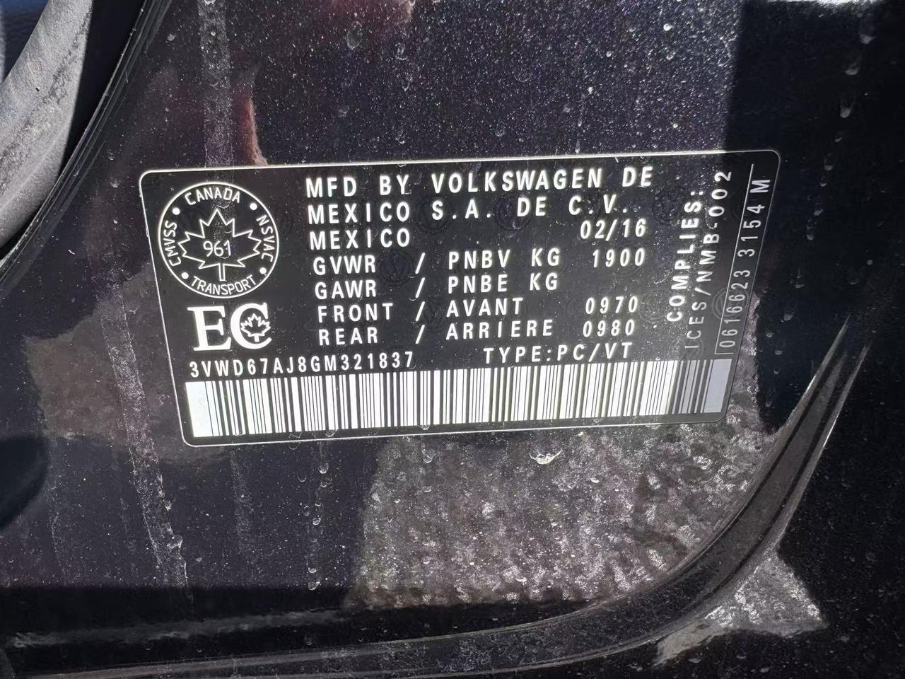 2016 Volkswagen Jetta 4dr 1.4 TSI Auto Comfortline *Ltd Avail* Photo