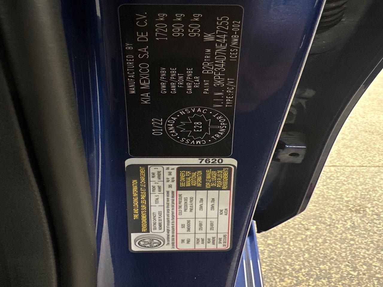 2022 Kia Forte EX+ 4dr Sedan Photo