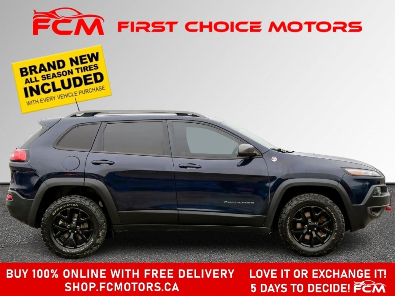 2016 Jeep Cherokee TRAILHAWK ~AUTOMATIC, FULLY CERTIFIED WITH WARRANT Photo