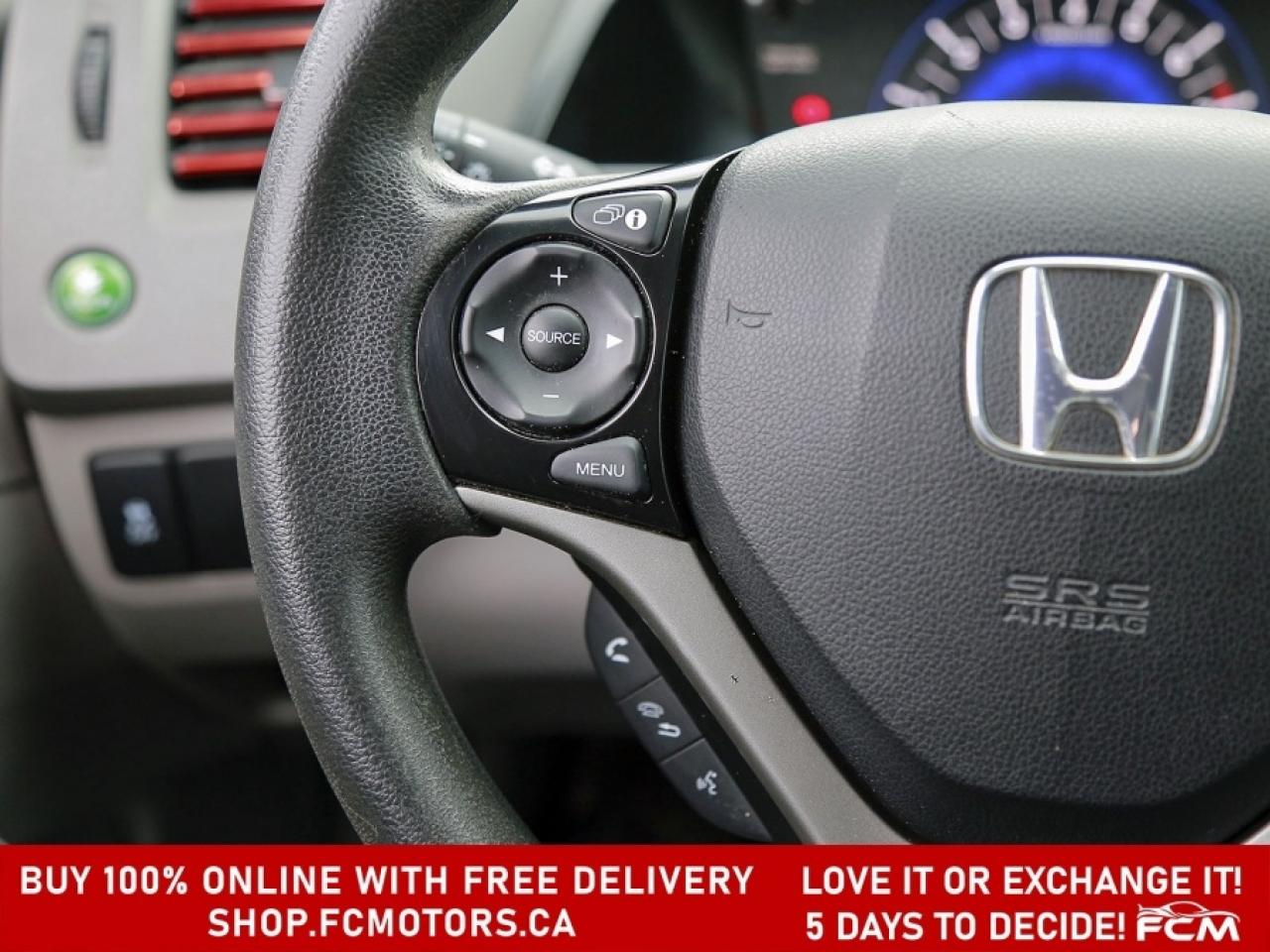 2012 Honda Civic LX ~MANUAL, FULLY CERTIFIED WITH WARRANTY!!!!~ Photo