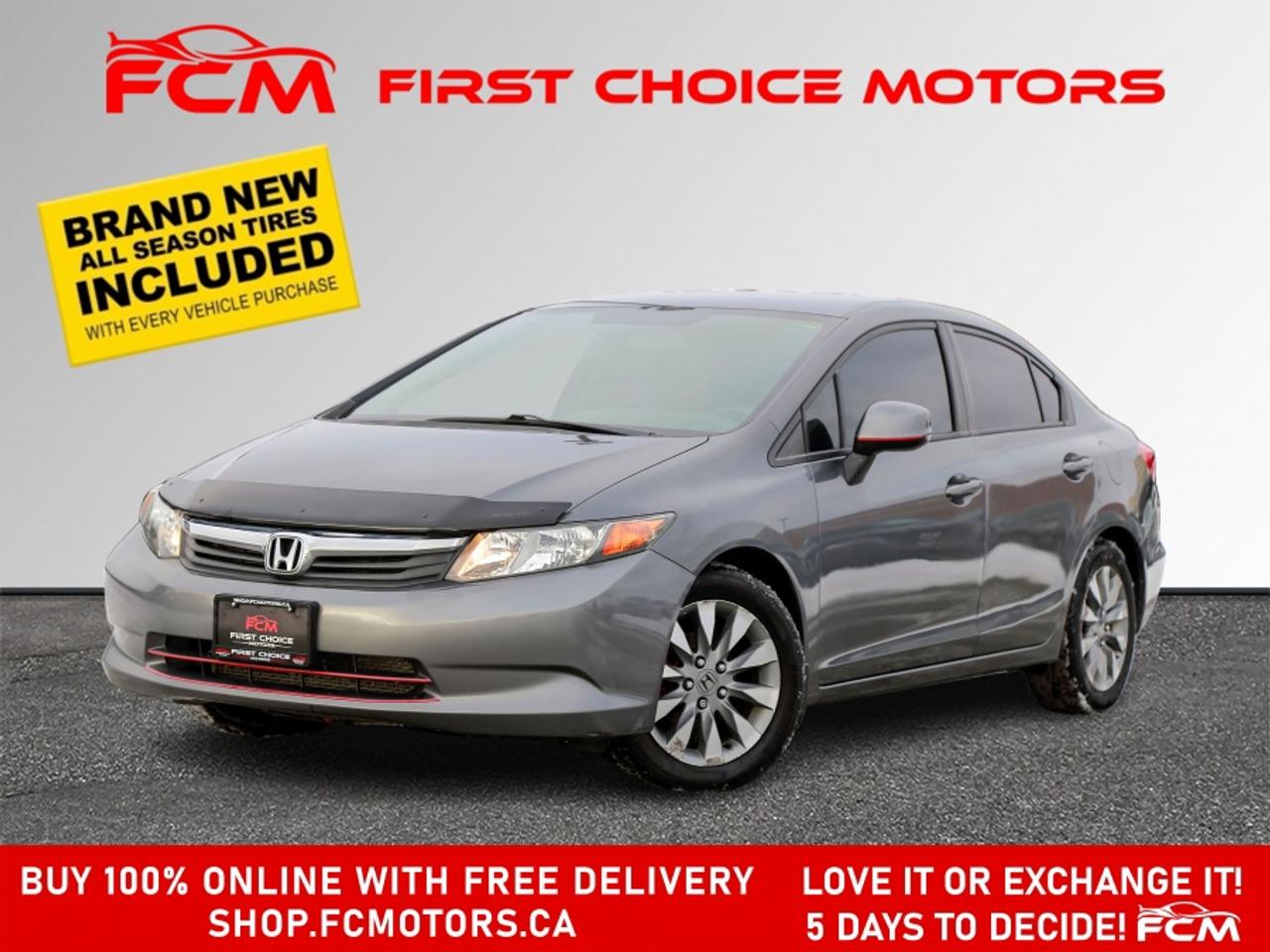 2012 Honda Civic LX ~MANUAL, FULLY CERTIFIED WITH WARRANTY!!!!~ Photo
