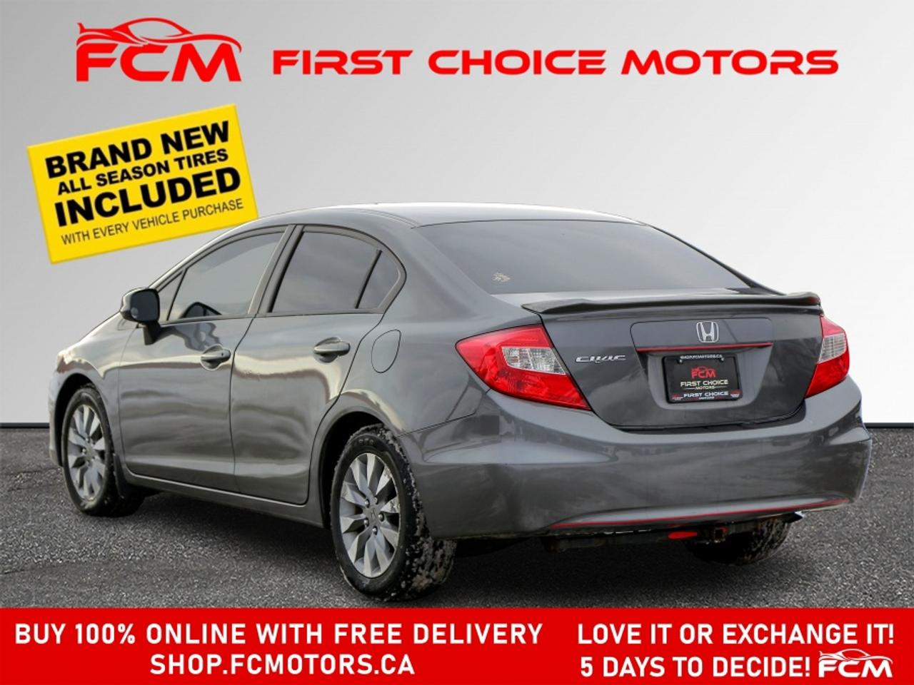 2012 Honda Civic LX ~MANUAL, FULLY CERTIFIED WITH WARRANTY!!!!~ Photo4