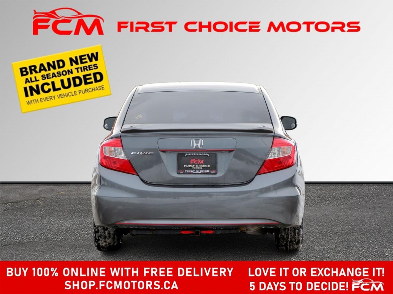 2012 Honda Civic LX ~MANUAL, FULLY CERTIFIED WITH WARRANTY!!!!~ Photo