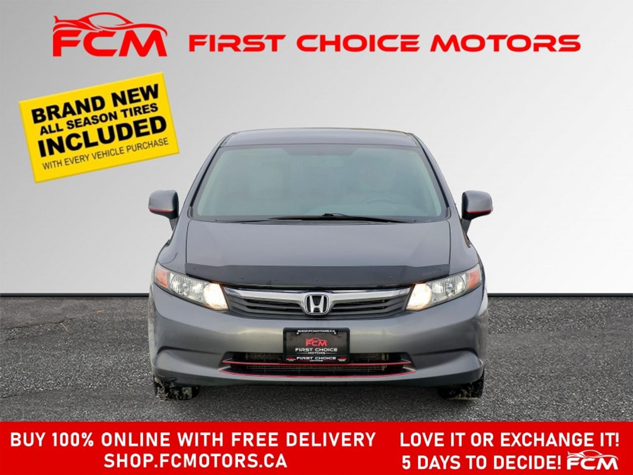 2012 Honda Civic LX ~MANUAL, FULLY CERTIFIED WITH WARRANTY!!!!~ Photo