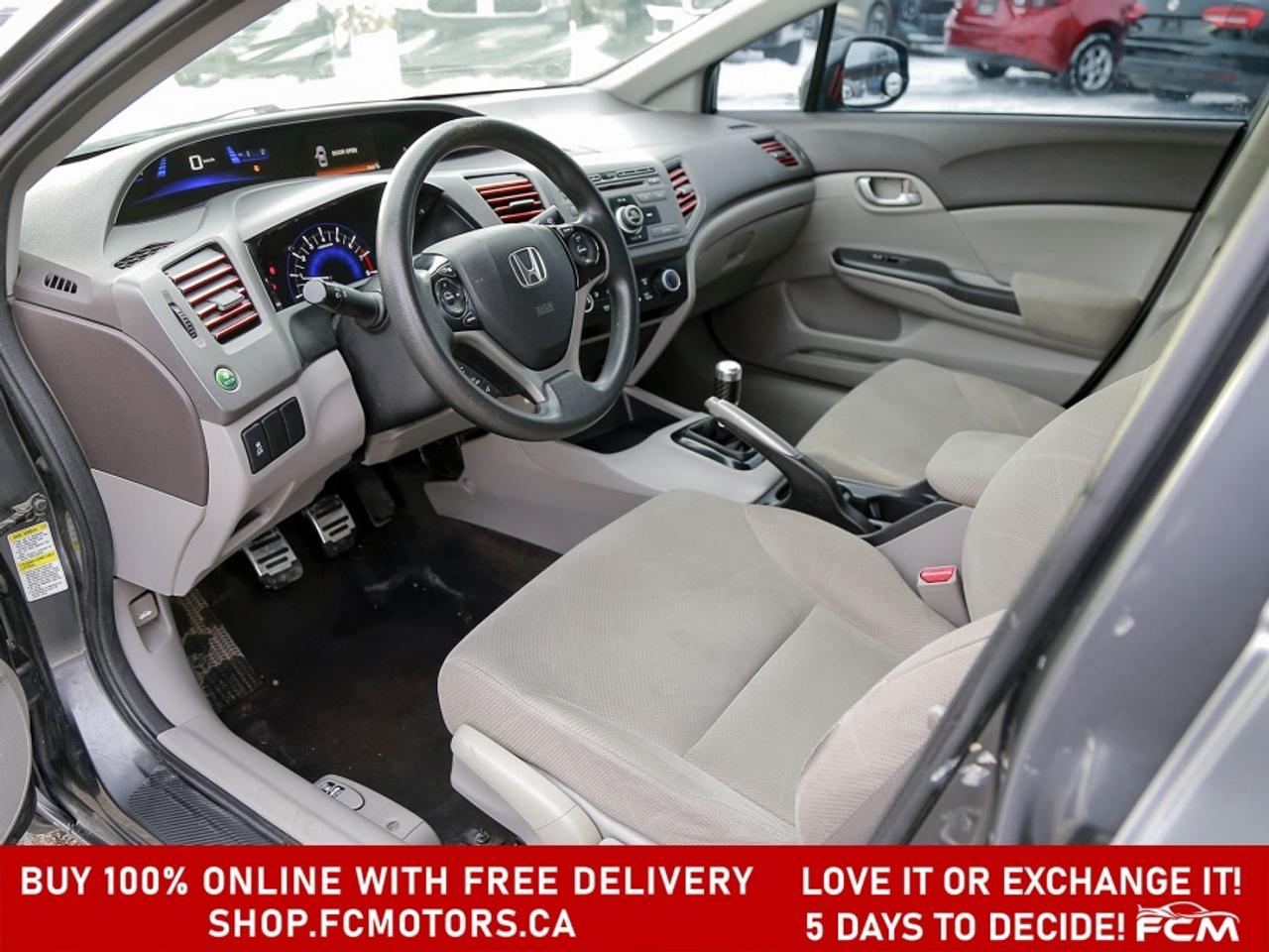 2012 Honda Civic LX ~MANUAL, FULLY CERTIFIED WITH WARRANTY!!!!~ Photo