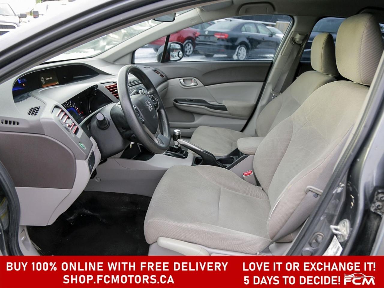 2012 Honda Civic LX ~MANUAL, FULLY CERTIFIED WITH WARRANTY!!!!~ Photo