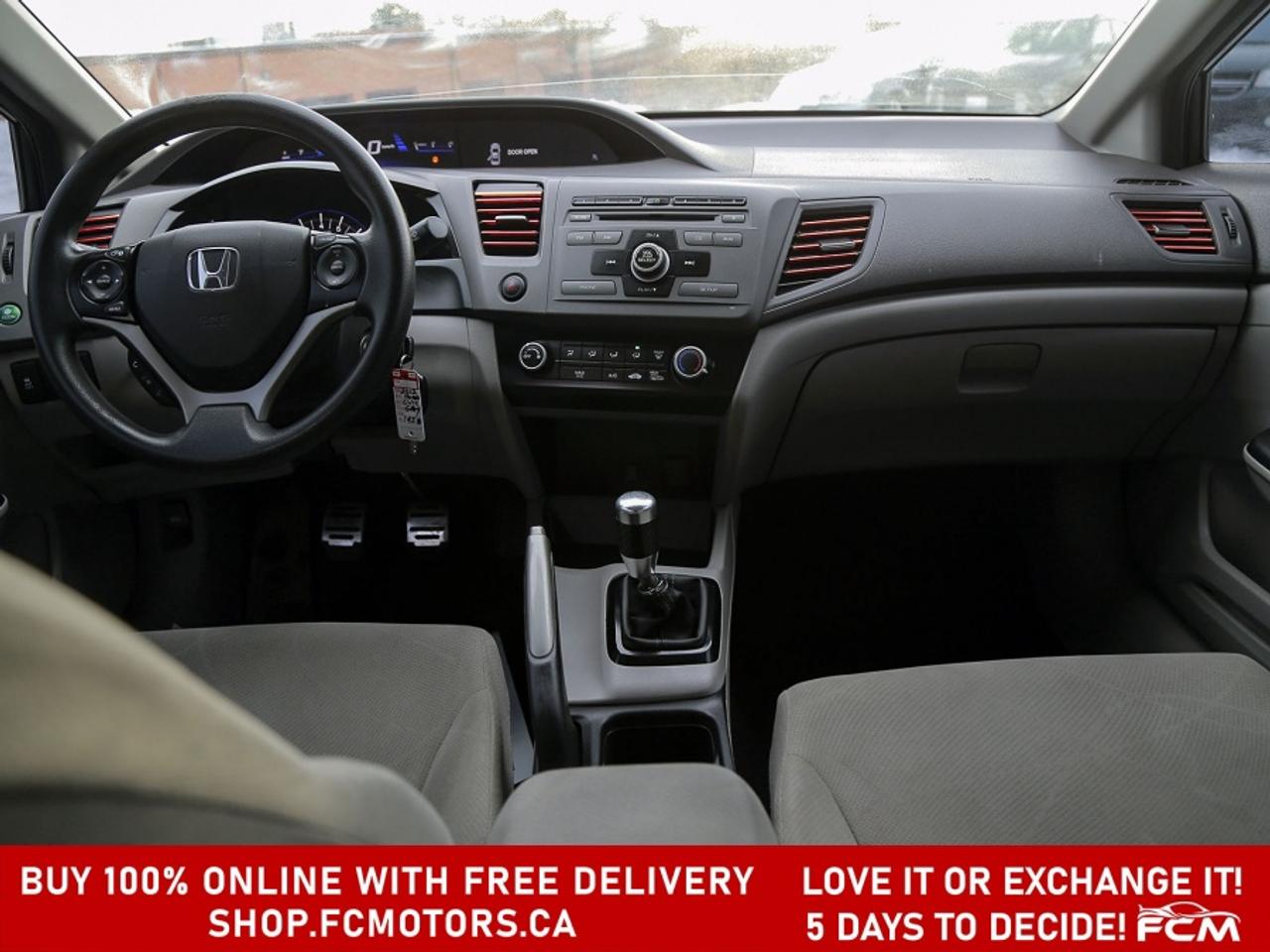 2012 Honda Civic LX ~MANUAL, FULLY CERTIFIED WITH WARRANTY!!!!~ Photo