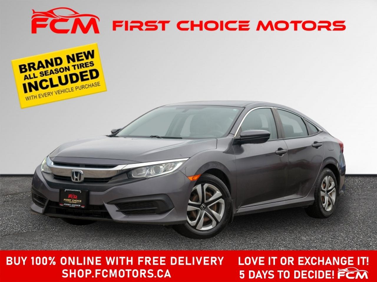 2017 Honda Civic LX ~AUTOMATIC, FULLY CERTIFIED WITH WARRANTY Photo0