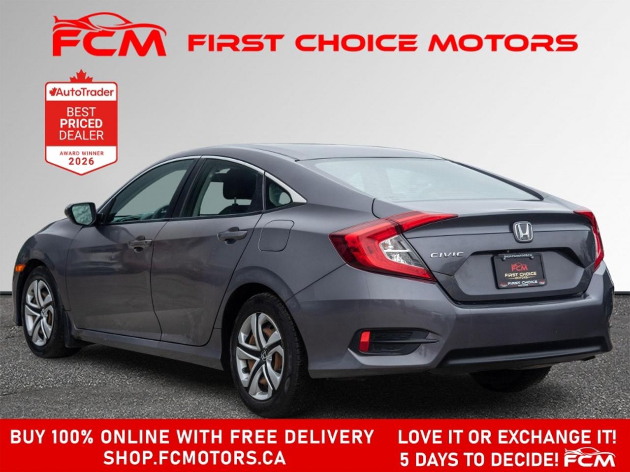 2017 Honda Civic LX | FULLY CERTIFIED WITH WARRANTY Photo4