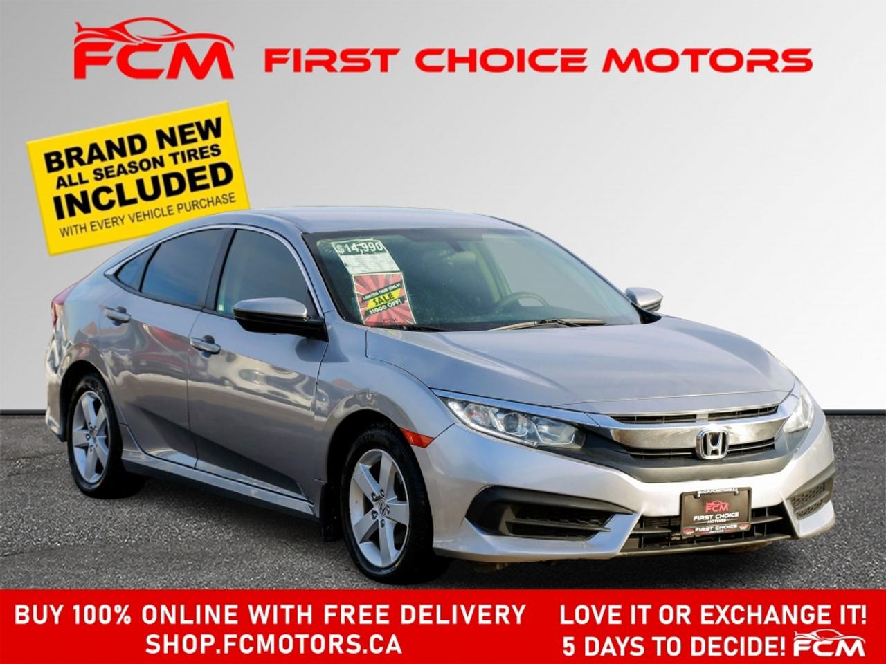 2018 Honda Civic LX ~AUTOMATIC, FULLY CERTIFIED WITH WARRANTY!!!!~ Photo
