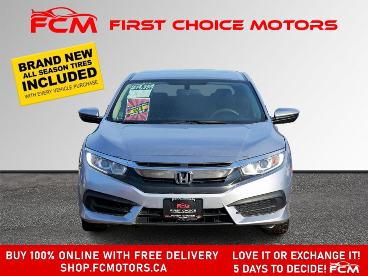 2018 Honda Civic LX ~AUTOMATIC, FULLY CERTIFIED WITH WARRANTY!!!!~ Photo