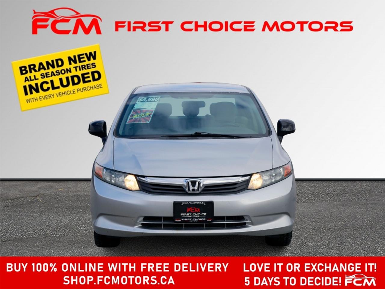 2012 Honda Civic LX ~AUTOMATIC, FULLY CERTIFIED WITH WARRANTY!!!!~ Photo