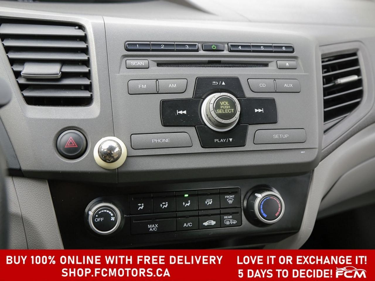 2012 Honda Civic LX ~AUTOMATIC, FULLY CERTIFIED WITH WARRANTY!!!!~ Photo