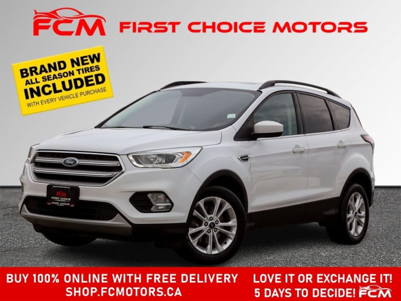 ** ** SPECIAL LIMITED TIME OFFER ** ** PURCHASE ANY VEHICLE THIS WEEK AND RECEIVE 4 BRAND-NEW ALL-SEASON TIRES AT NO ADDITIONAL COST!!! DONT MISS THIS EXCLUSIVE CHANCE TO UPGRADE YOUR RIDE AND STAY PREPARED FOR ANY WEATHER!!!       EXCITING NEWS FROM FIRST CHOICE MOTORS! Our brand-new online showroom is now open to the public, bringing the ultimate car shopping experience right to your fingertips! Enjoy a 100% online car shopping experience, with over 500 certified vehicles in stock, comprehensive protection plans, and thousands of new auto parts & accessories available! Plus, for a limited time, were offering FREE deliveries across Ontario on all vehicle purchases! Dont miss outvisit Shop.fcmotors.ca to find and upgrade your perfect vehicle today!      Welcome to First Choice Motors, the largest car dealership in Toronto of pre-owned cars, SUVs, and vans priced between $5000-$15,000. With an impressive inventory of over 300 vehicles in stock, we are dedicated to providing our customers with a vast selection of affordable and reliable options.       Were thrilled to offer a used 2017 Ford Escape SE, white color with 208,000km (STK#9611) This vehicle was $9990 NOW ON SALE FOR $8990. It is equipped with the following features:   - Automatic Transmission   - Heated seats   - All wheel drive   - Bluetooth   - Reverse camera   - Alloy wheels   - Power windows   - Power locks   - Power mirrors   - Air Conditioning      At First Choice Motors, we believe in providing quality vehicles that our customers can depend on. All our vehicles come with a 36-day guarantee on all safety related items. We also offer additional warranty options up to 5 years for our customers who want extra peace of mind.      Furthermore, all our vehicles are sold fully certified with brand new brakes rotors and pads, a fresh oil change, and brand new set of all-season tires installed & balanced. You can be confident that this car is in excellent condition and ready to hit the road.      At First Choice Motors, we believe that everyone deserves a chance to own a reliable and affordable vehicle. Thats why we offer financing options with low interest rates starting at 7.9% O.A.C. Were proud to approve all customers, including those with bad credit, no credit, students, and even 9 socials. Our finance team is dedicated to finding the best financing option for you and making the car buying process as smooth and stress-free as possible.      Our dealership is open 7 days a week to provide you with the best customer service possible. We carry the largest selection of used vehicles for sale under $9990 in all of Ontario. We stock over 300 cars, mostly Hyundai, Chevrolet, Mazda, Honda, Volkswagen, Toyota, Ford, Dodge, Kia, Mitsubishi, Acura, Lexus, and more. With our ongoing sale, you can find your dream car at a price you can afford. Come visit us today and experience why we are the best choice for your next used car purchase!      All prices include $22.00 OMVIC Fee.  Excludes, license plates, ownership registration and ONTARIO HST (13%)   *No Credit Card payments can be accepted for Vehicle Purchases*    *No Credit Card payments can be accepted for Vehicle Purchases*