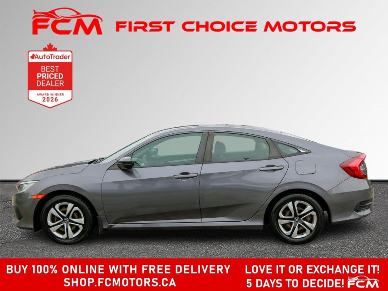 2018 Honda Civic LX | FULLY CERTIFIED WITH WARRANTY Photo2