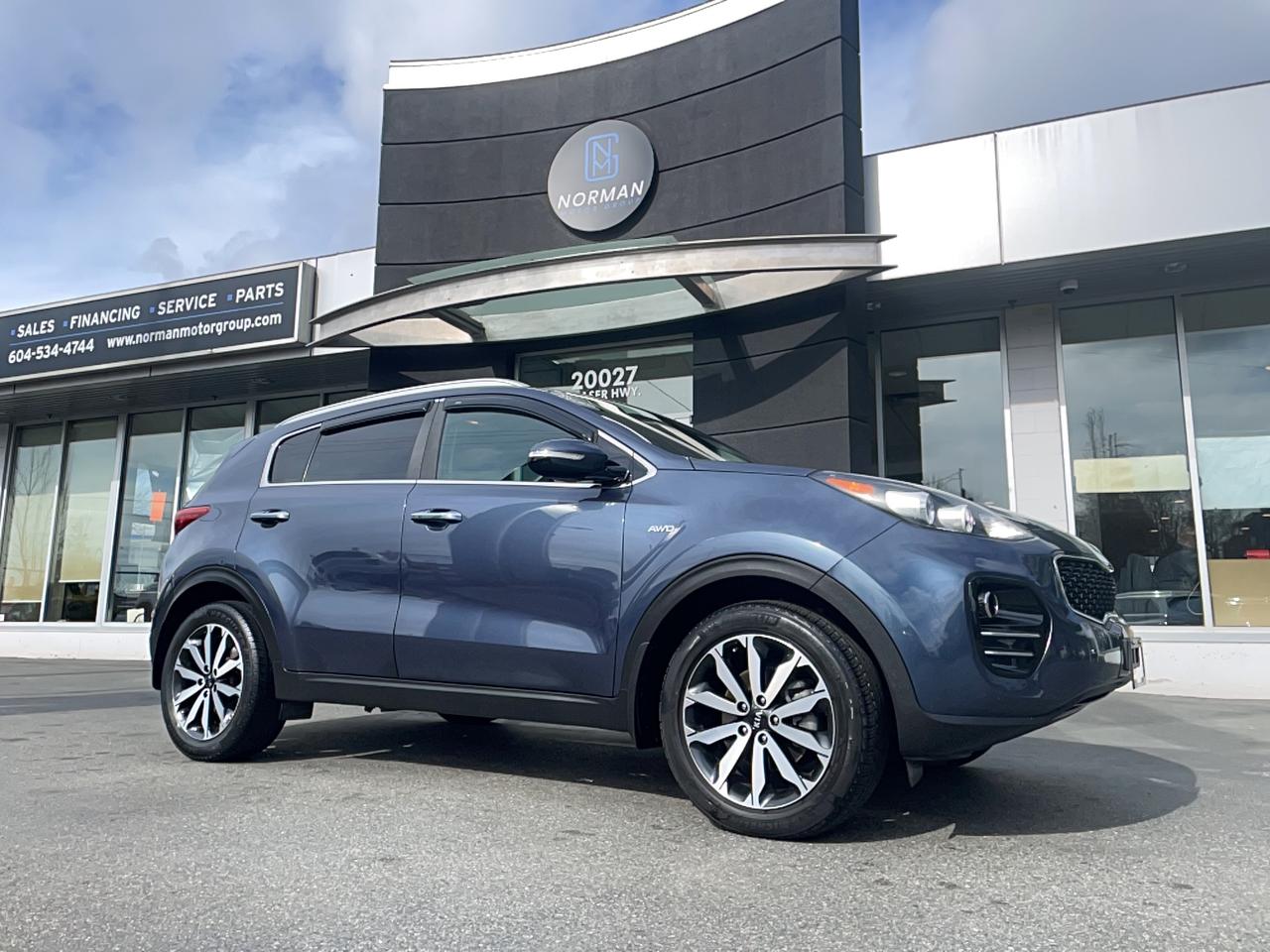 Used 2018 Kia Sportage EX Tech AWD w/Black for sale in Langley, BC