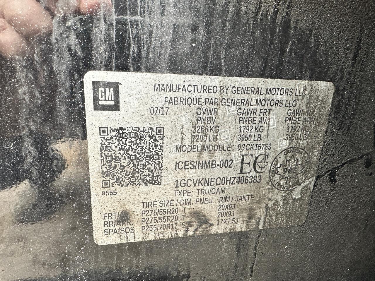 2017 Chevrolet Silverado 1500 WorkTruck 4x4 5.3L Bluetooth CarPlay BackupCam XM Photo