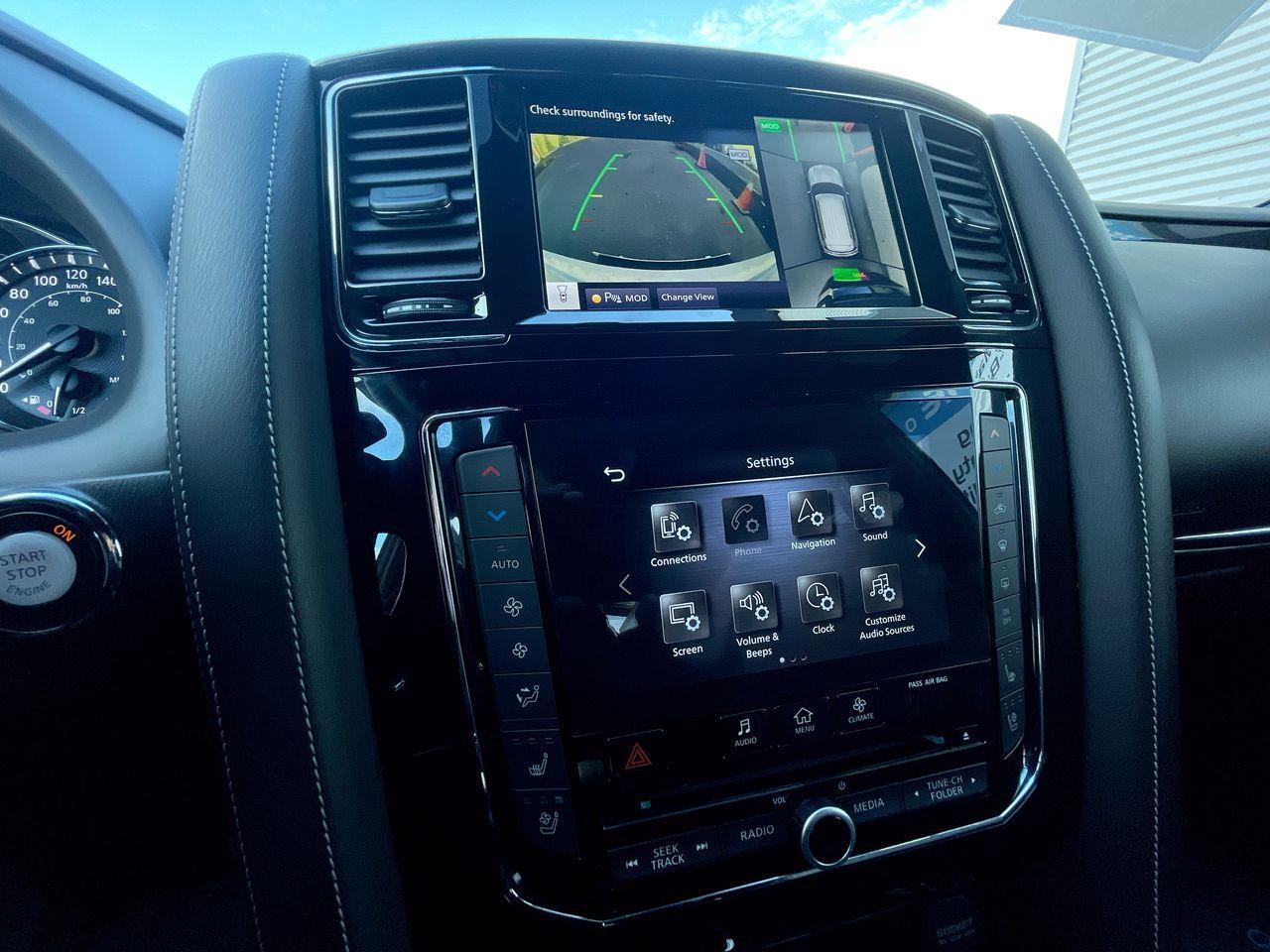 2021 Infiniti QX80 LUXE 7 Passenger 3RD ROW, HEATED LEATHER SEATS, DUAL SCREEN ENT. SYSTEM, NAV, SUNROOF, APPLE CARPLAY/ANDROID AUTO!! Photo