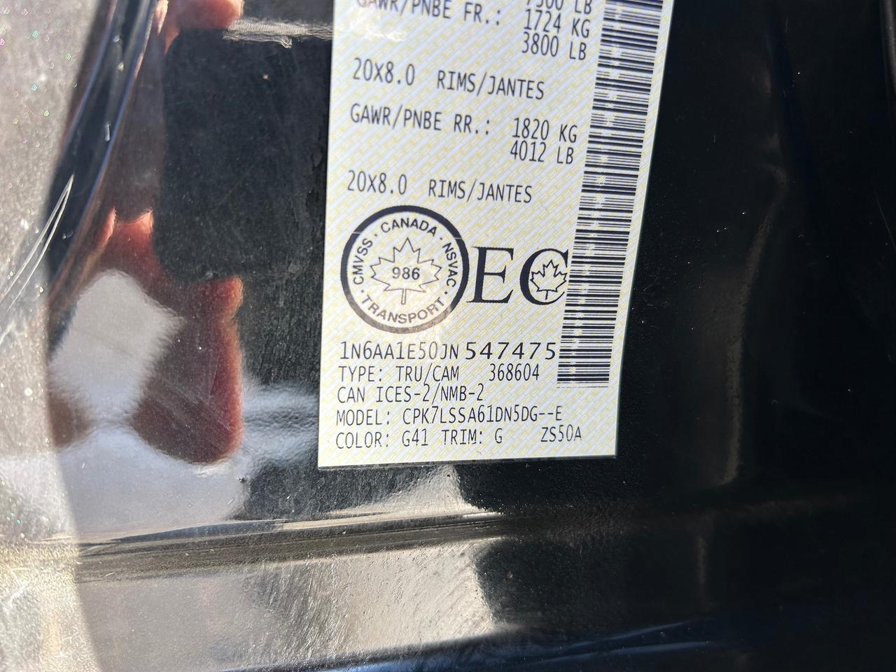 2018 Nissan Titan SV MIDNIGHT EDITION Photo