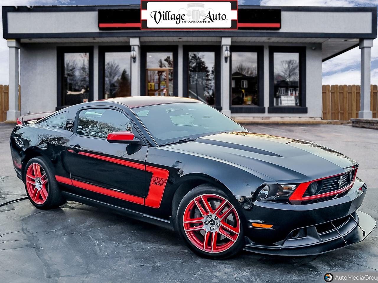 <p>The 2012 Ford Mustang Boss 302 Laguna Seca is&nbsp;<mark class=HxTRcb data-sfc-cb= data-processed=true>a limited-edition, track-focused variant with only 767 units produced for 2012</mark>. It features a 444-horsepower 5.0L V8, 6-speed manual, stiffened suspension, and a rear-seat delete with a chassis cross-brace. One of the nicest around. Car cover, poster and dvd included.&nbsp;</p>